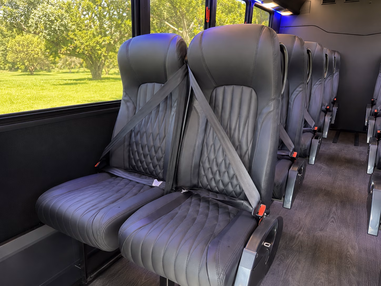 melbourne 18 passenger minibus interior