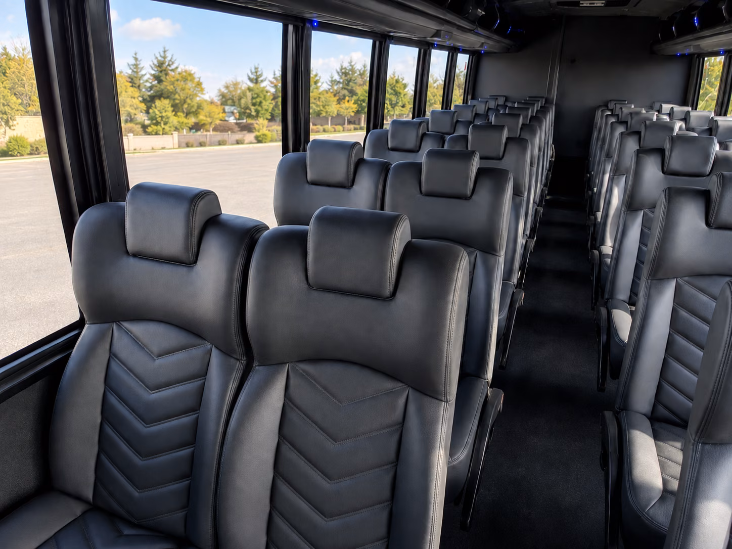 melbourne 20 passenger minibus inside