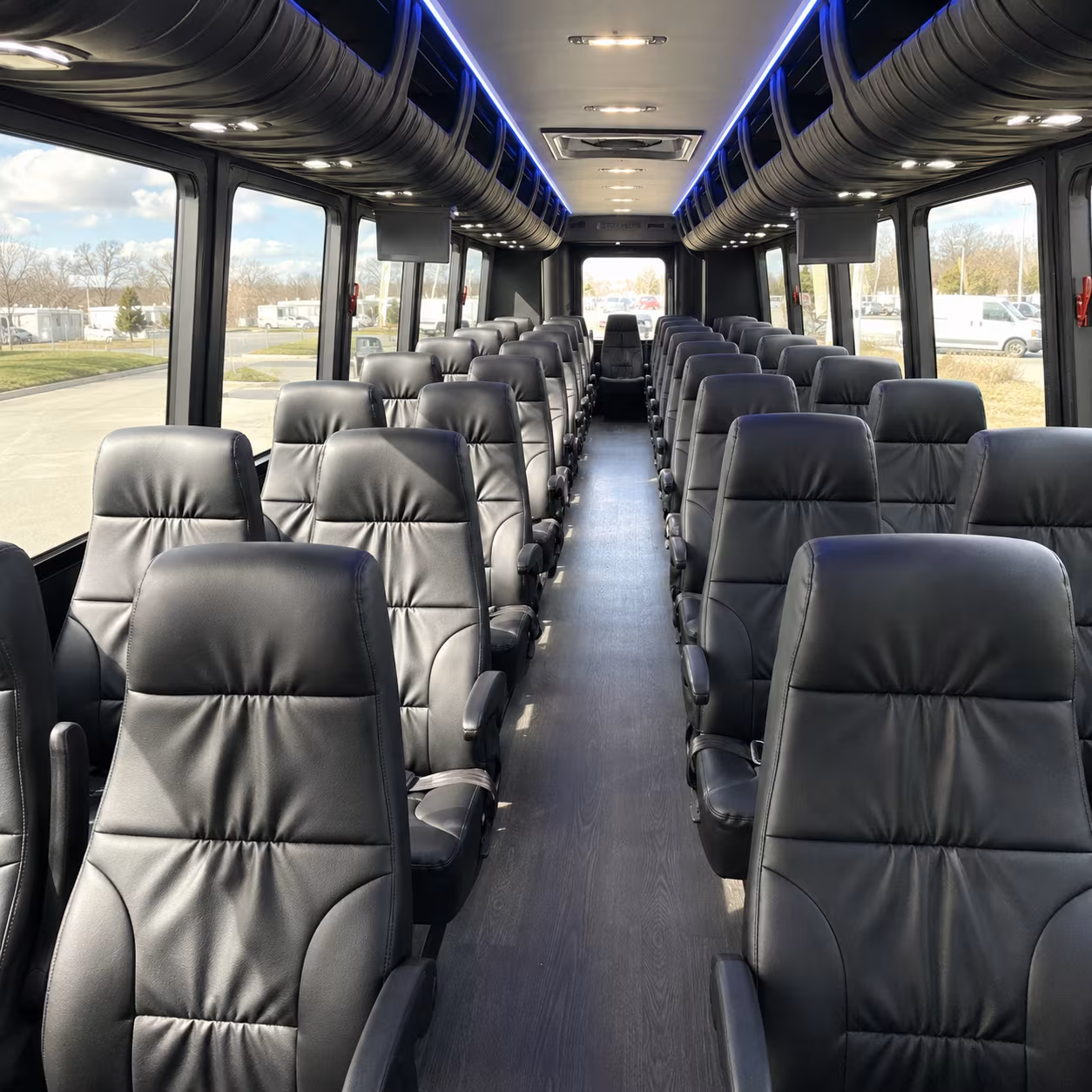 melbourne 25 passenger minibus inside