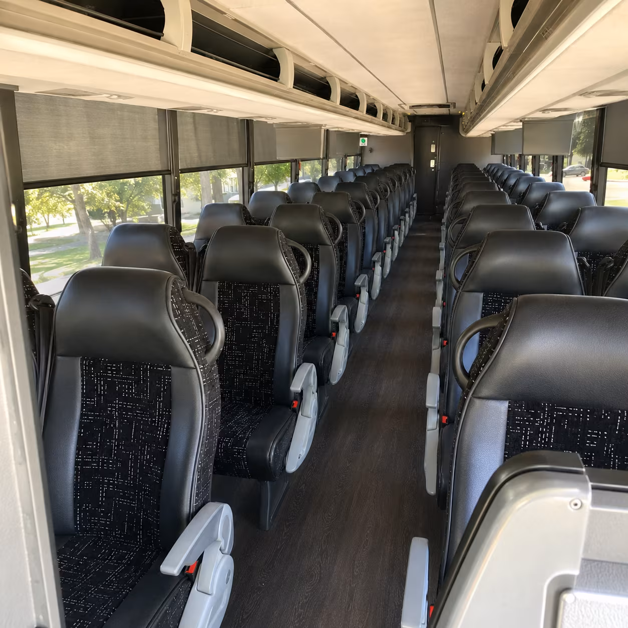 melbourne 56 passenger charter bus interior