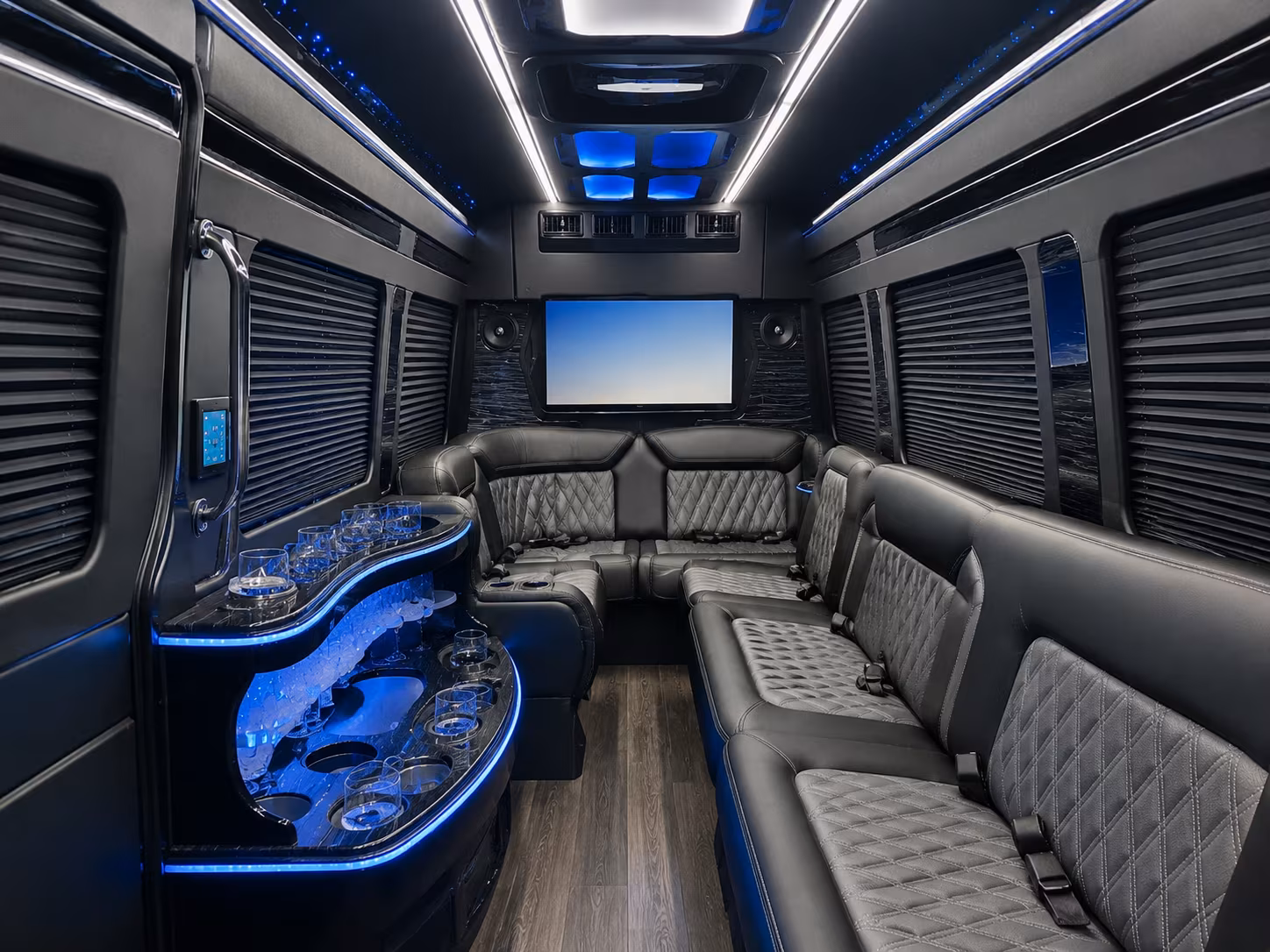 sprinter vans and minibuses for melbourne wedding party transportation